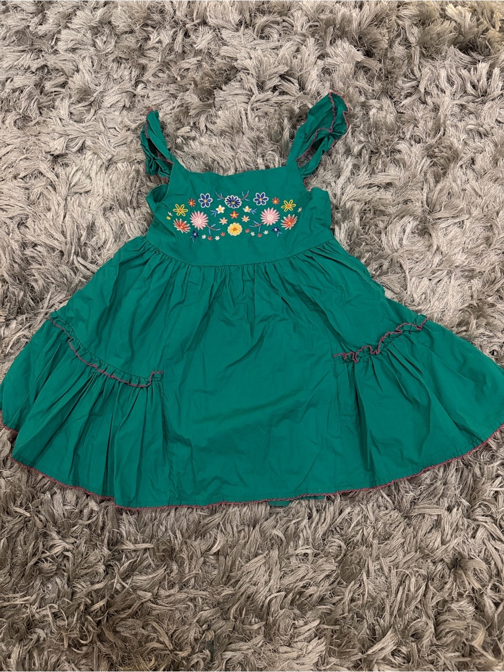 Cupcakes & Cashmere emerald sundress size 2T resortwear for girls 🌸🌸🌸